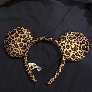 Leopard print Mickey ears